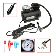 Mini Compressor Ar 250psi 12v P/ Pneu Carro Moto Bicicleta Cor Preto Foto mini 1