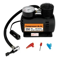 Mini Compressor De Ar 12v 250psi Carro Portátil Calibrador Foto mini 1