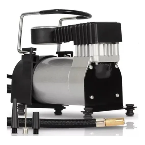 Mini Compressor De Ar 12v Portatil Pneu Carro Moto Bicicleta Foto 1