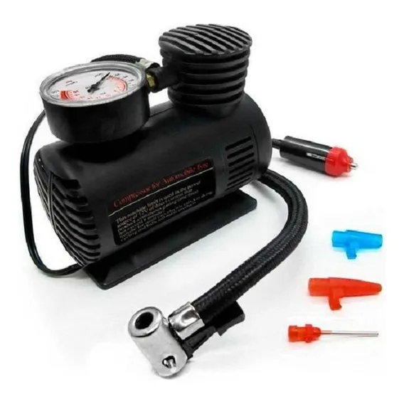 Mini Compressor De Ar Automotivo 250 Psi 3 Bicos Foto 1