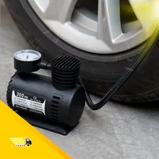 Mini Compressor De Ar Calibra Pneu Bicicleta Bexiga Carro Cor Preto 12V Foto mini  2