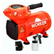 Mini Compressor De Ar Elétrico Portátil Worker Ar Direto Foto mini 1