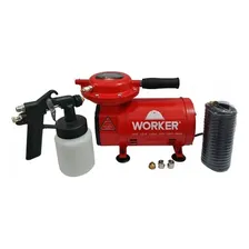 Mini Compressor De Ar Elétrico Portátil Worker Ar Direto Foto mini 3
