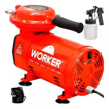 Mini Compressor De Ar Elétrico Portátil Worker Ar Direto Foto mini 2