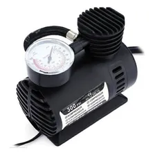 Mini Compressor De Ar Portatil Encher Pneu Carro 12v + Bicos Cor Preto Foto mini 2
