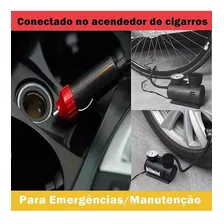 Mini Compressor Veicular 300psi 12v Pneu Carro Moto Bike Foto mini 4