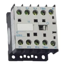 Mini Contator 9a 220v Contator 50/60 Hz Sibratec Cjx2-k0910 Foto  mini 1