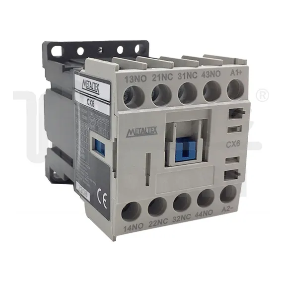 Mini Contator Auxiliar 2na + 2nf 24vcc Metaltex Cx6-b0-22 Foto 1