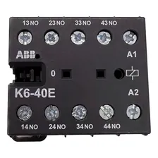 Mini Contator Auxiliar 4 Polos K6-40e-80 220-240vca Abb Foto  mini 1
