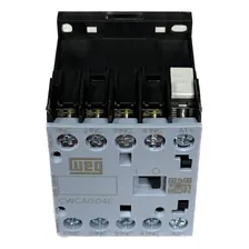 Mini Contator Auxiliar Weg Cwca0-04-00c03 10a 4nf 110vca 110v Foto mini 2