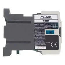 Mini Contator Tripolar 16a Ac3 24vcc 1na - Ctm16-b0-310 Foto mini 3
