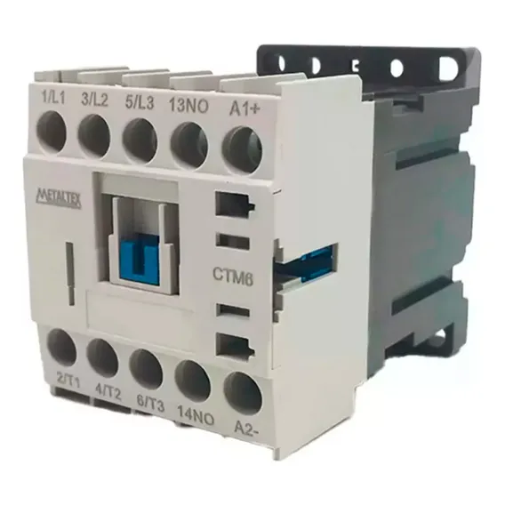 Mini Contator Tripolar 16a Ac3 24vcc 1na - Ctm16-b0-310 Foto 1