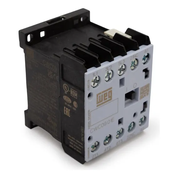Mini Contator Tripolar 9a 24vca 1nf Weg Cwc09-01-30v04 24v Foto 1
