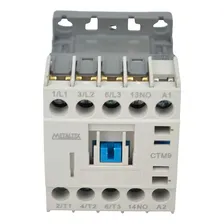 Mini Contator Tripolar Ctm9-h5-310 220v 9a Metaltex 1na+1nf Foto mini 2