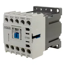 Mini Contator Tripolar Ctm9-h5-310 220v 9a Metaltex 1na+1nf Foto mini 1