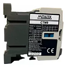 Mini Contator Tripolar Ctm9-h5-310 220v 9a Metaltex 1na+1nf Foto mini 3