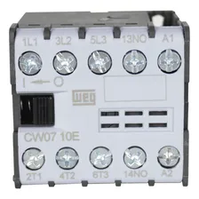 Mini Contator Weg 220v 7a Tripolar 1na Cw07-10-30d24 Foto mini 2