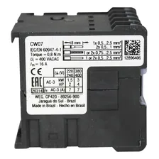 Mini Contator Weg 220v 7a Tripolar 1na Cw07-10-30d24 Foto mini 3