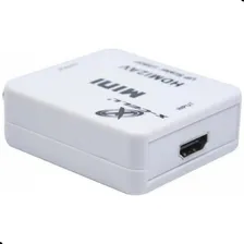 Mini Conversor Hdmi X Av Xc-mc-01 Branco Flex Foto mini 1