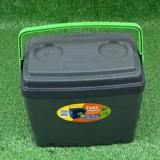 Mini Cooler Caixa Térmica 7 Litros 10 Latas Porta Copos Cinza Foto mini 2