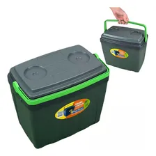 Mini Cooler Caixa Térmica 7 Litros 10 Latas Porta Copos Cinza Foto mini 1
