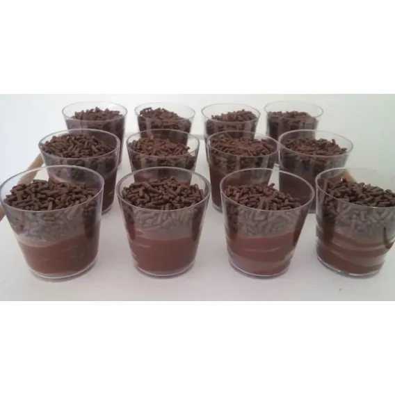 Mini Copo P/ Doce Brigadeiro 50ml Cristal - Strawplast C/500 Cor Transparente Foto 1