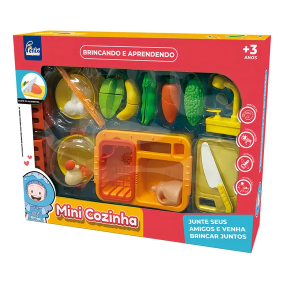 Mini Cozinha Infantil Com Pia, Panelinha, E Acess贸rios Foto 1