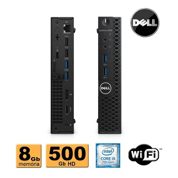 Mini Cpu Dell Optiplex 3050 Core I5 7500t 8gb Ddr4 Hd 500gb Foto 1