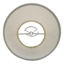 Mini cúpula para lustre com lâmpada bege em tecido de algodão Tangerina Mca Foto mini 4