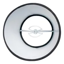 Mini Cupula Pequena Para Lustre De Braço Tecido Algodao Cor Preto Foto mini 4