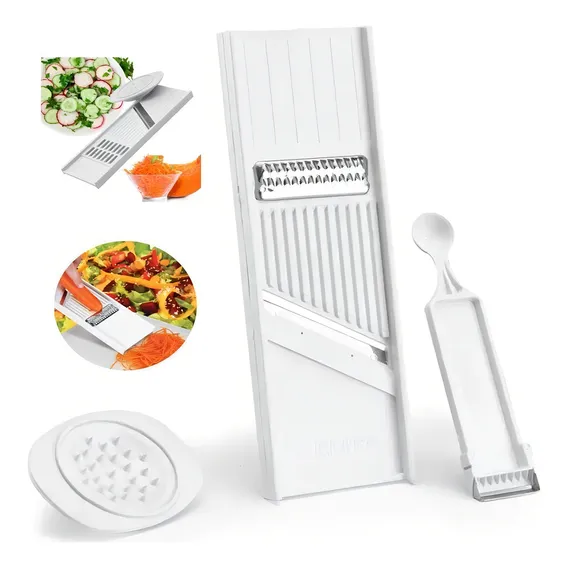 Mini Descascador Mandoline Cortador Fatiador Boleador Foto 1