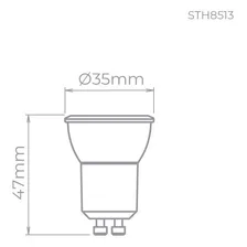 Mini Dicroica Led Stella 3w Mr11 Branco Quente Gu10 Cor da luz 3000K BRANCO QUENTE Bivolt Foto mini 2
