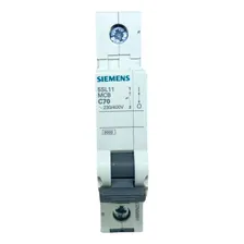 Mini Disjuntor 5sl1 Unipolar 70a Curva C Siemens Foto mini 2