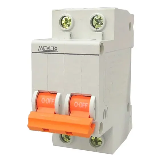 Mini Disjuntor Bipolar Curva C 6a N3 Foto 1