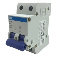 Mini Disjuntor Bipolar Mdw-c25-2 25a Curva C Weg Foto mini 1