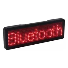 Mini Display Led Painel Eletrônico Crachá Portátil Bluetooth Foto  mini 1