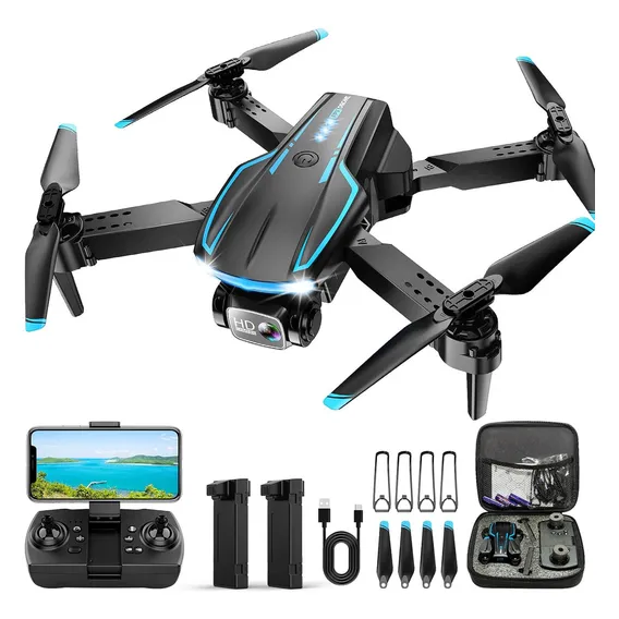 Mini drone com câmera, drone dobrável 1080p Fpv com Foto 1