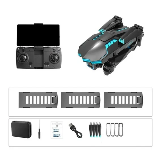 Mini Drone X6 Pro 4k Xkrc Controle, Bolsa E 3 Baterias Foto 1