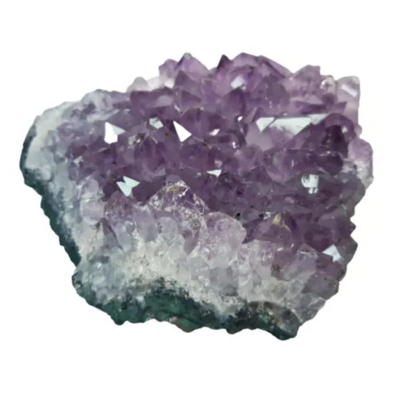 Mini drusa ametista bruta cristal pedra natural pedra bruta Amatisia Foto 1