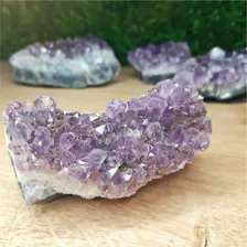 Mini drusa ametista bruta cristal pedra natural pedra bruta Amatisia Foto mini 4