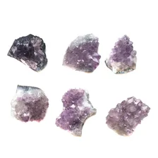 Mini Drusa Ametista Cristal Pedra Natural Decoração Bruta Foto mini 2