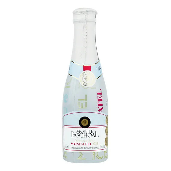 Mini Espumante Monte Paschoal Vinho Moscatel Ice 187ml Baby Foto 1