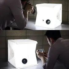 Mini Estudio Fotografico Led 2 Fundos 110v/220v Foto mini 4