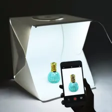 Mini Estúdio Fotográfico Portátil 40cm Com Luzes De Led Foto mini 4