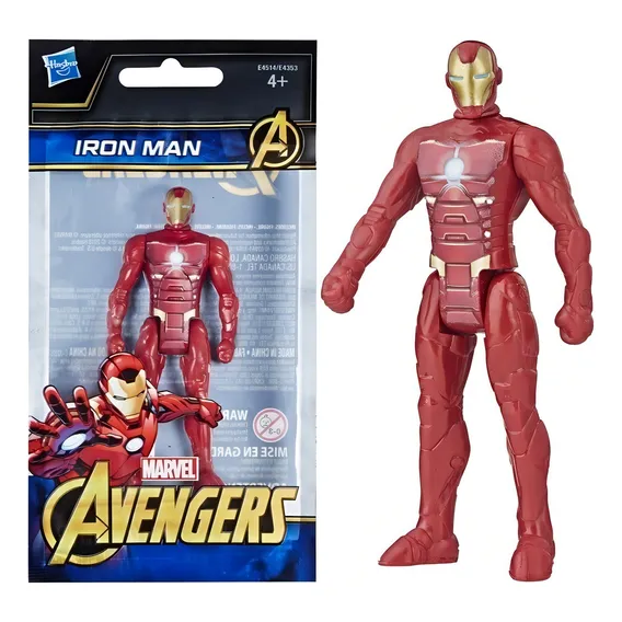 Mini Figura De Açao Marvel Homem De Ferro Hasbro E4353 Foto 1