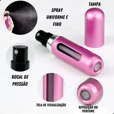 Mini Frasco Porta Perfume Atomizador Decant Recarregável 5ml Foto mini 3