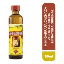Mini Garrafa Cachaça Velho Barreiro 50ml Miniatura Original Foto mini 1