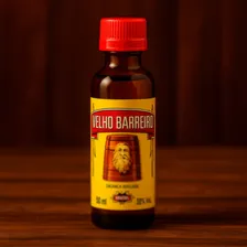Mini Garrafa Cachaça Velho Barreiro 50ml Miniatura Original Foto mini 3