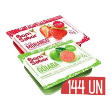 Mini Geleia Bom Sabor Morango Goiaba Sache Blister 144 Und Foto  mini 1