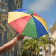 Mini Guarda Chuva Sombrinha Frevo Colorido Carnaval Foto mini 4